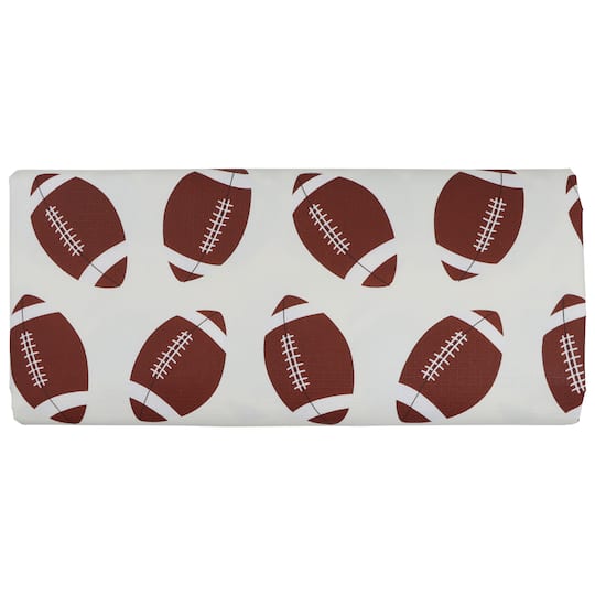 52" x 72" Football Vinyl Table Cover by Celebrate It™